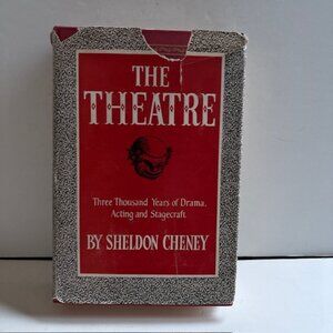 Vintage 1958 Hardcover Book The Theatre 3000 Years of Drama Sheldon Cheney